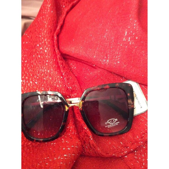 OSCAR by Oscar de la Renta Womens 1309P 215 Tortoise/Brown Gradient Sunglasses - Picture 1 of 6